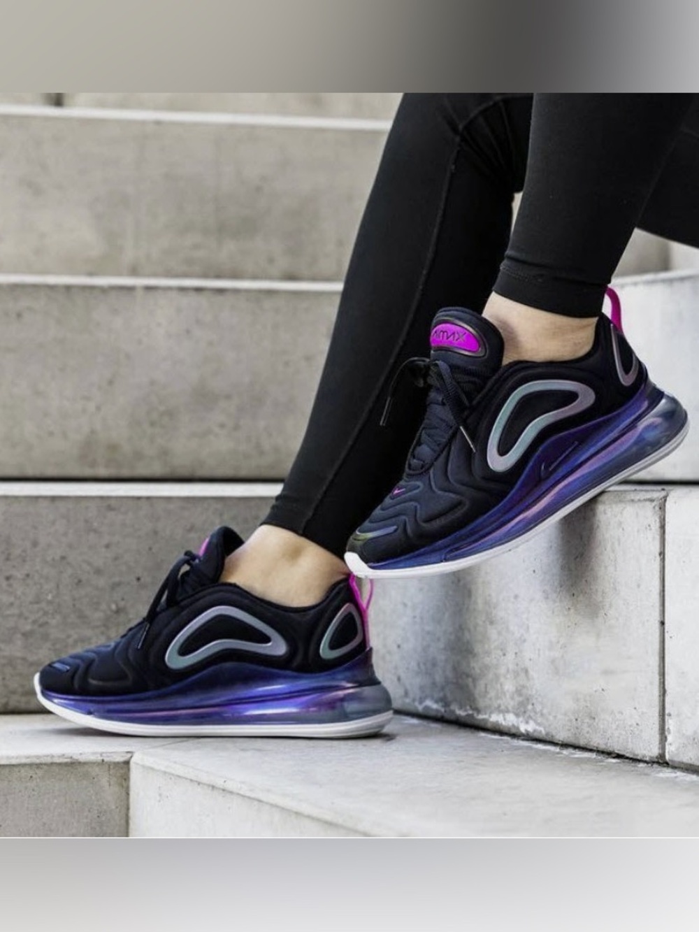 Nike Wmns Air Max 720 SE 'Black Laser Fuchsia'